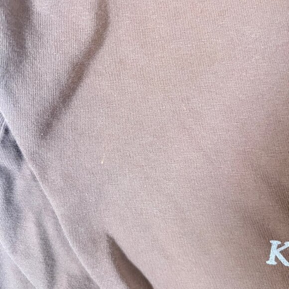 Katin By Kanvas "Easy Does It" Womens T-Shirt SZ S Brown 100% Organic Cotton - Picture 9 of 9